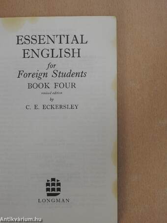 Essential English for Foreign Students Book 4.