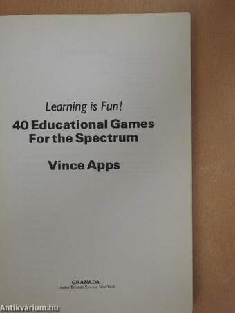 Learning is fun! - 40 Educational Games For The Spectrum