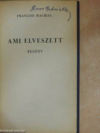 Ami elveszett