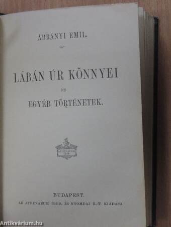 Harminc novella/Lábán úr könnyei