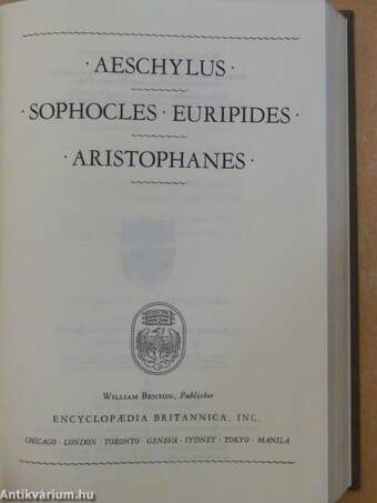 Aeschylus - Sophocles - Euripides - Aristophanes