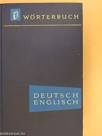 Deutsch-Englisches Wörterbuch/German-English Dictionary