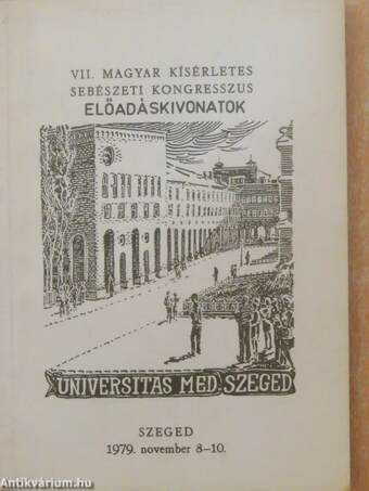 VII. Magyar Kísérletes Sebészeti Kongresszus Előadáskivonatok