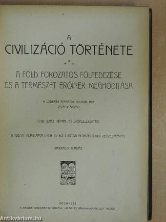 Tolnai Világtörténelme - A civilizáció története