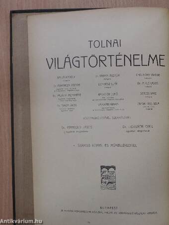 Tolnai Világtörténelme - A civilizáció története