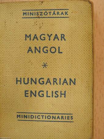 Angol-magyar/magyar-angol miniszótár (minikönyv)