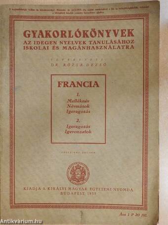 Gyakorlókönyvek az idegen nyelvek tanulásához - Francia