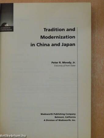 Tradition and Modernization in China and Japan