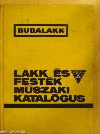 Lakk és festék műszaki katalógus 1968