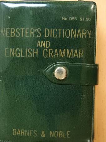 Webster's dictionary and english grammar (minikönyv)