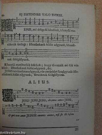 Cantus Catholici 1675 és 1703 III. (töredék)