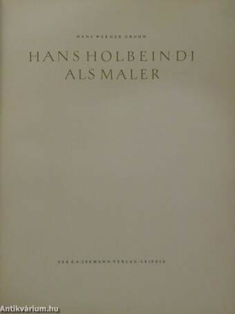 Hans Holbein D. J. als Maler