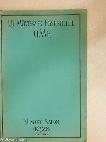 Az Uj Művészek Egyesülete UME első budapesti kiállításának katalogusa