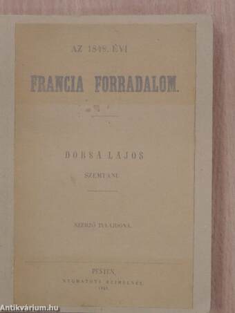 Az 1848. évi francia forradalom