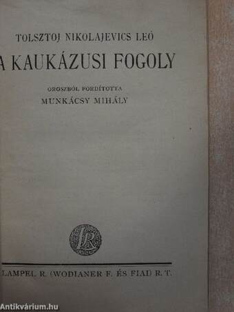 A kaukázusi fogoly