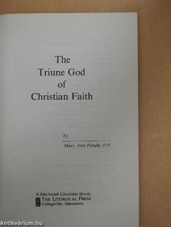 The Triune God of Christian Faith