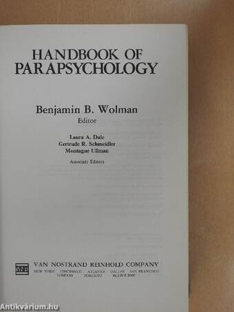 Handbook of Parapsychology