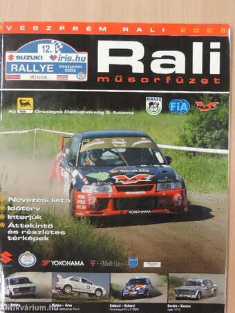 Rali Club Vmax 2005/7./Veszprém Rali 2005 műsorfüzet