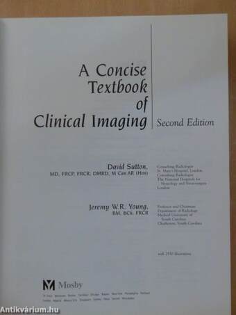 A Concise Textbook of Clinical Imaging