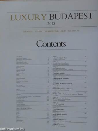 Luxury Budapest 2013