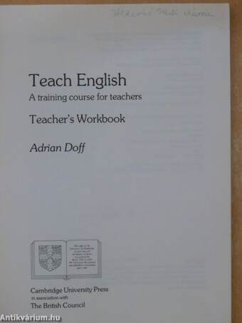 Teach English - Teacher's Workbook