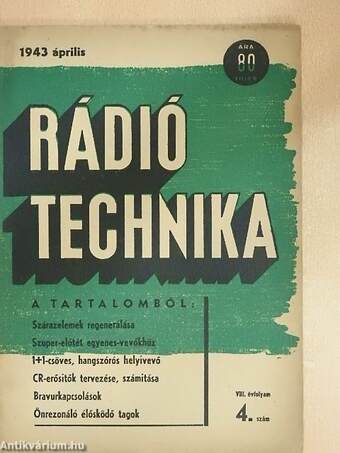 Rádió Technika 1943. április