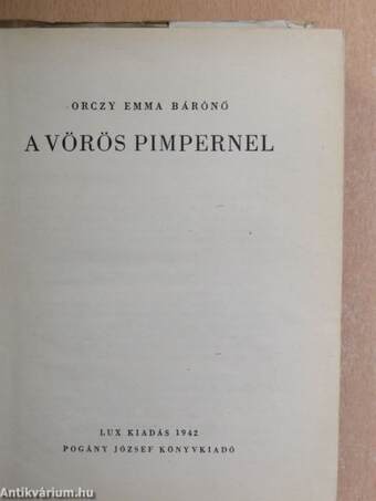 A Vörös Pimpernel