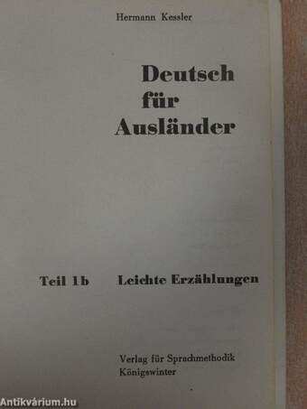 Deutsch für Ausländer 1b