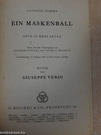 Ein Maskenball