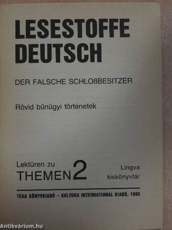 Lesestoffe Deutsch