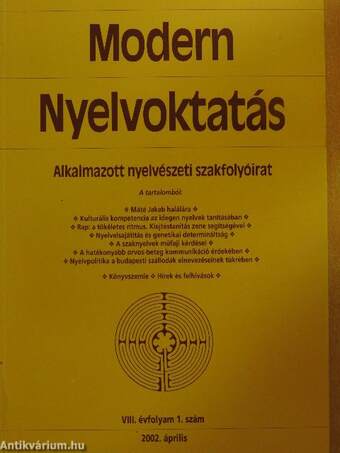 Modern Nyelvoktatás 2002/1-4.