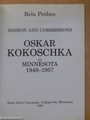 Oskar Kokoschka in Minnesota 1949-1957