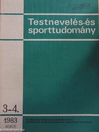 Testnevelés- és Sporttudomány 1983/3-4.