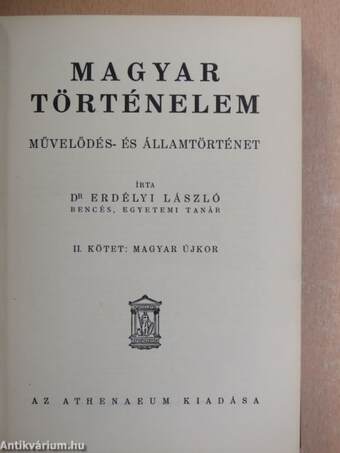 Magyar történelem II.