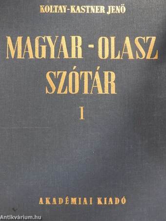 Magyar-olasz szótár I-II.