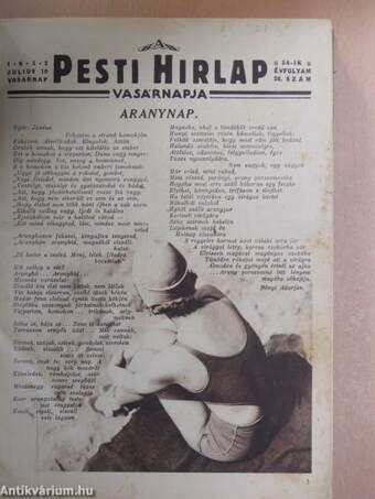 A Pesti Hirlap Vasárnapja 1932. (nem teljes évfolyam)