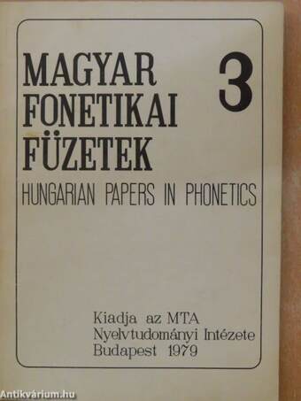 A beszédintonáció néhány elméleti, módszertani és gyakorlati problémája