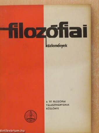 Filozófiai közlemények 1967/1.