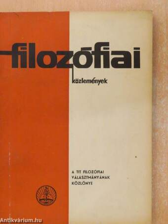 Filozófiai közlemények 1967/3.