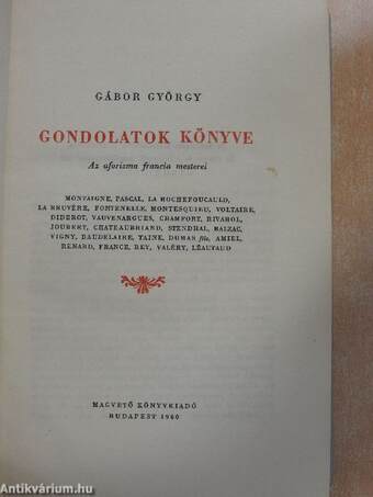 Gondolatok könyve