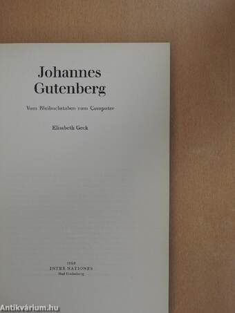 Johannes Gutenberg