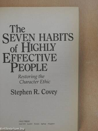 The 7 habits of highly effective people