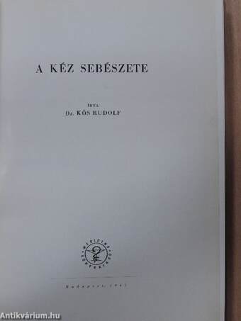 A kéz sebészete