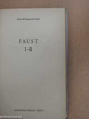 Faust I-II.