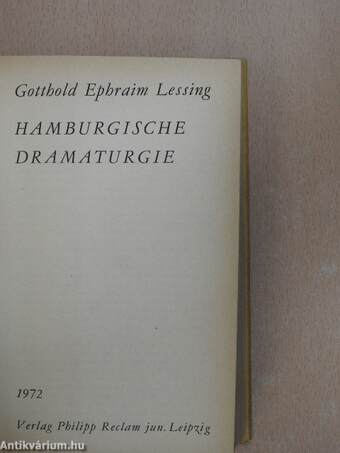 Hamburgische Dramaturgie