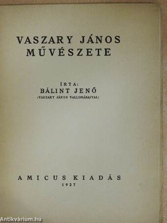 Vaszary János művészete