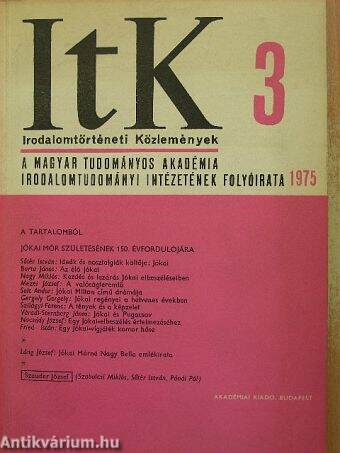 Irodalomtörténeti Közlemények 1975/3.