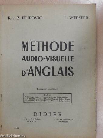 Méthode audio-visuelle d'Anglais