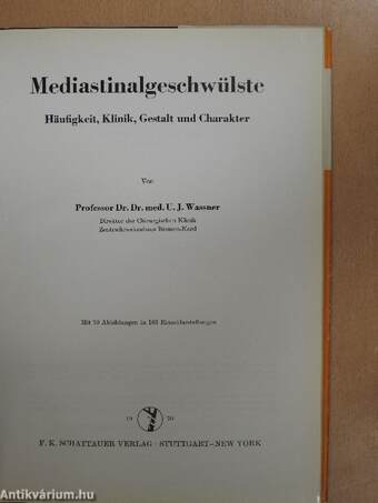 Mediastinalgeschwülste