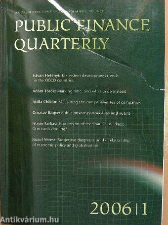 Pénzügyi szemle/Public Finance Quarterly 2006/1.